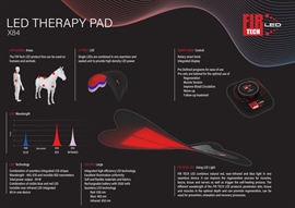 Catago FIR-Tech Pro LED X84 lysterapi pad til heste